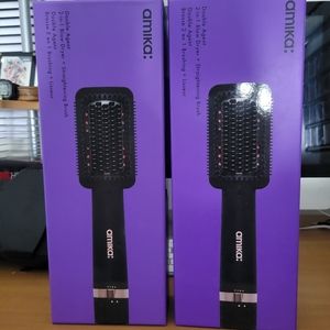 Amika Straightening Brush Blow Dryer